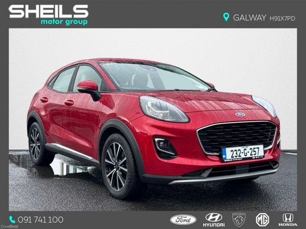 Ford Puma MPV, Petrol Hybrid, 2023, Red