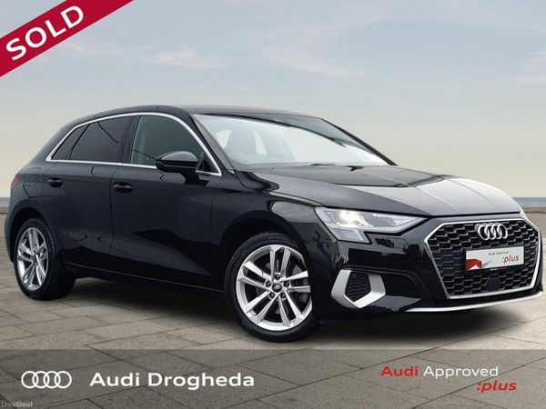 Audi A3 Hatchback, Petrol Hybrid, 2022, Black