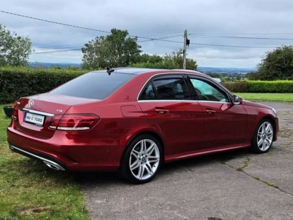 Mercedes-Benz E-Class Saloon, Diesel, 2014, Red