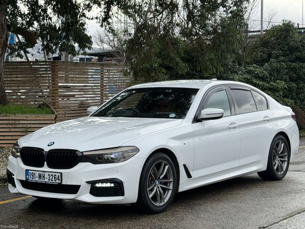 BMW 5-Series Saloon, Petrol, 2019, White