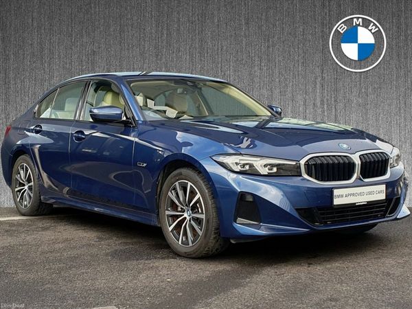 BMW 3-Series Saloon, Petrol Plug-in Hybrid, 2024, Blue