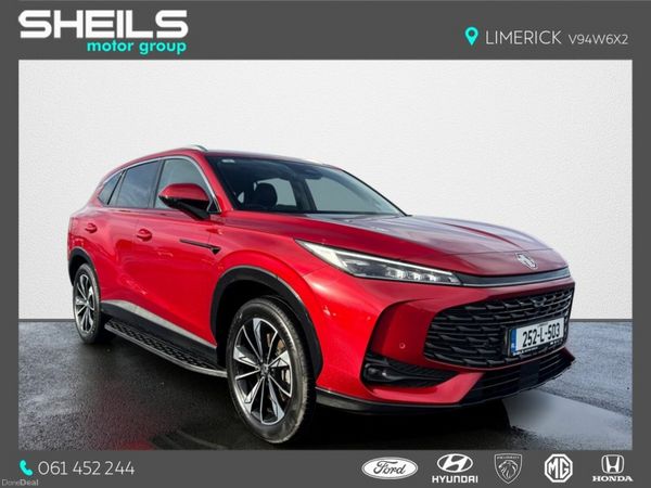 MG HS Hatchback, Petrol Plug-in Hybrid, 2025, Red