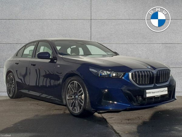 BMW 5-Series Saloon, Petrol Plug-in Hybrid, 2025, Blue