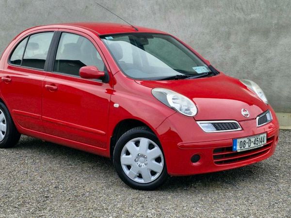 Nissan Micra Hatchback, Petrol, 2008, Red