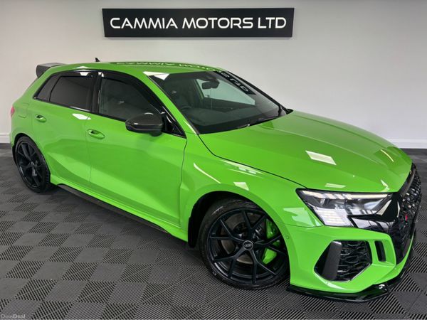 Audi RS3 Hatchback, Petrol, 2022, Green