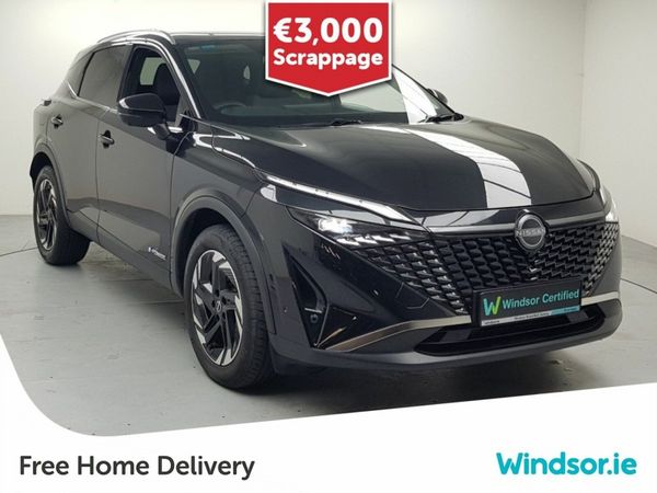 Nissan Qashqai MPV, Petrol Hybrid, 2025, Black