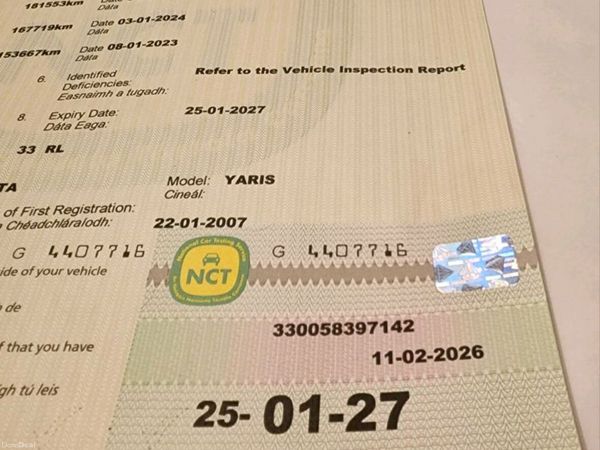 Toyota Yaris Hatchback, Petrol, 2007, Silver