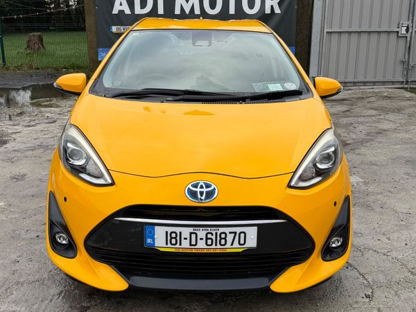 Toyota Aqua Hatchback, Petrol Hybrid, 2018, Yellow