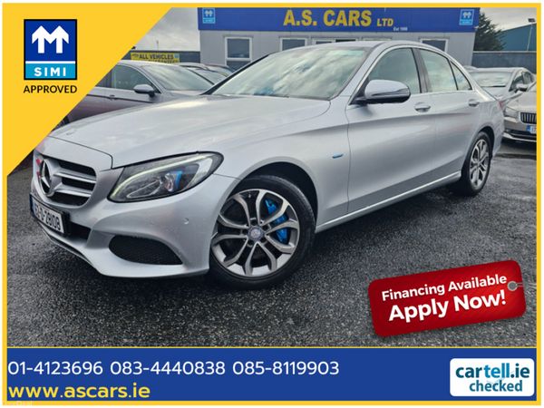 Mercedes-Benz C-Class Saloon, Petrol Plug-in Hybrid, 2016, Silver