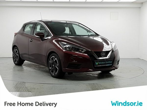Nissan Micra Hatchback, Petrol, 2022, Red