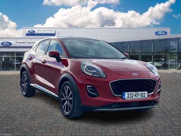 Ford Puma MPV, Petrol Hybrid, 2023, Red