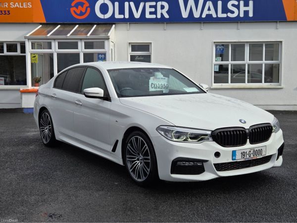BMW 5-Series Saloon, Diesel, 2019, White