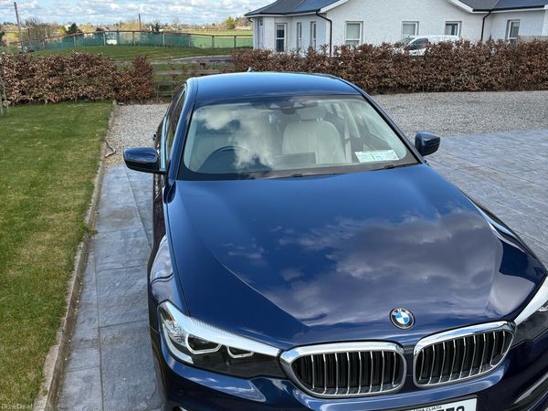 BMW 5-Series Saloon, Diesel, 2018, Blue