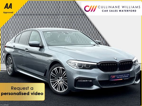 BMW 5-Series Saloon, Petrol Plug-in Hybrid, 2017, Grey