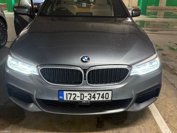 BMW 5-Series Saloon, Petrol Plug-in Hybrid, 2017, Grey
