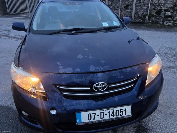 Toyota Corolla Saloon, Petrol, 2007, Blue