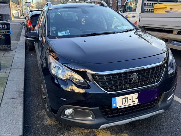 Peugeot 2008 Estate, Petrol, 2017, Black