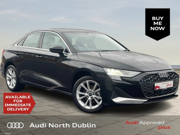 Audi A3 Saloon, Petrol, 2026, Black