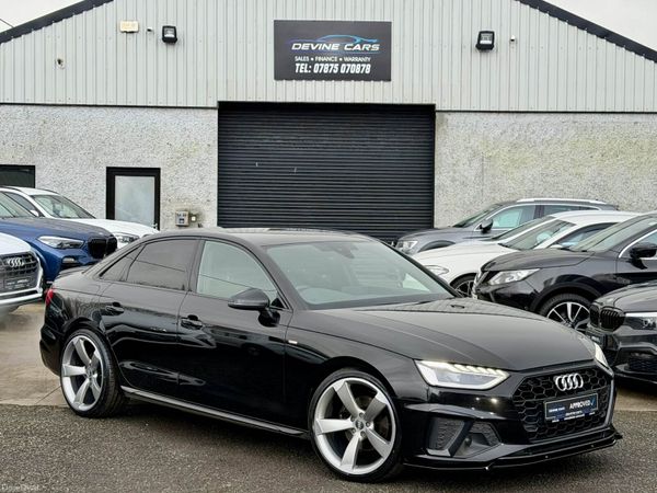 Audi A4 Saloon, Diesel Hybrid, 2021, Black