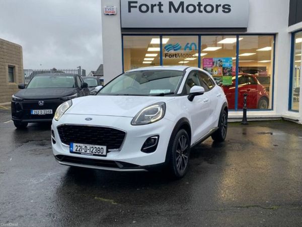 Ford Puma MPV, Petrol Hybrid, 2022, White