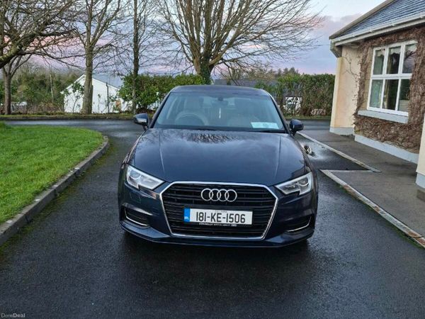 Audi A3 Saloon, Petrol, 2018, Blue