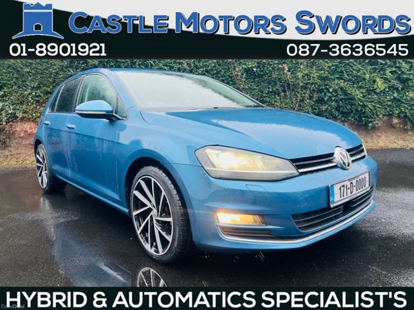 Volkswagen Golf Hatchback, Petrol, 2017, Blue