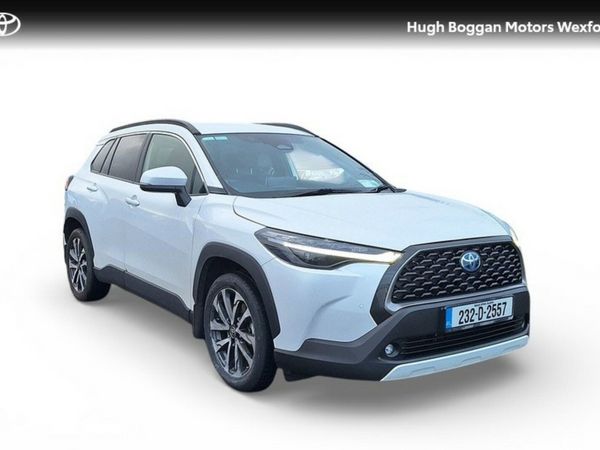 Toyota Corolla Cross SUV, Petrol Hybrid, 2023, White