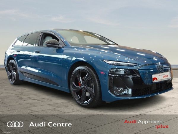Audi A6 Estate, Electric, 2025, Blue