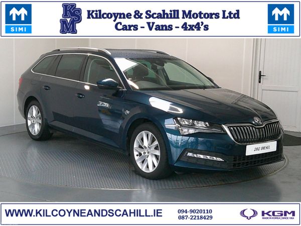 Skoda Superb Estate, Diesel, 2020, Blue