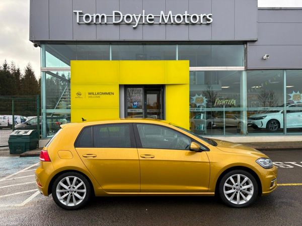 Volkswagen Golf Hatchback, Petrol, 2019, Gold