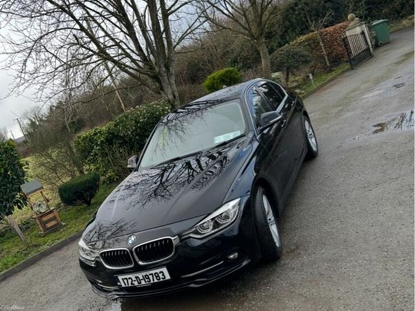 BMW 3-Series Saloon, Petrol, 2017, Black