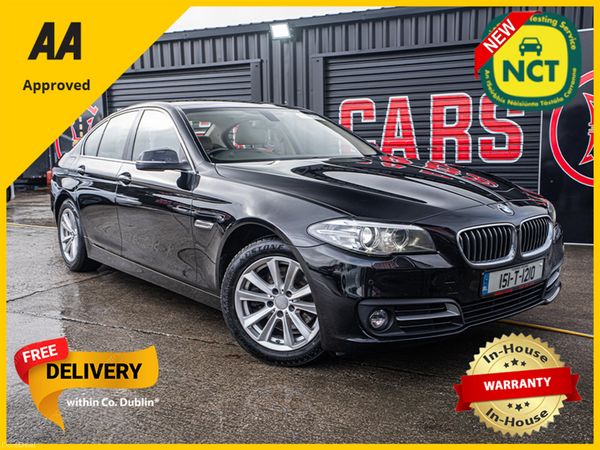 BMW 5-Series Saloon, Diesel, 2015, Black