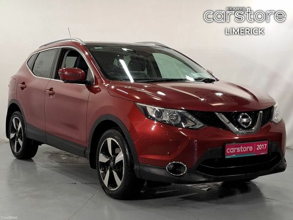 Nissan Qashqai SUV, Petrol, 2017, Red