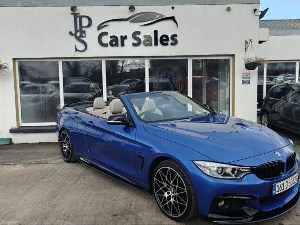 BMW 4-Series Convertible, Diesel, 2016, Blue