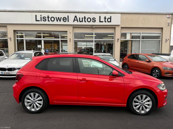 Volkswagen Polo Hatchback, Petrol, 2018, Red