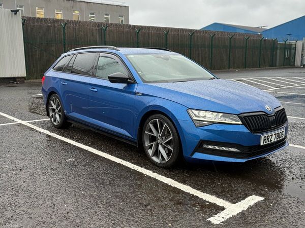 Skoda Superb Estate, Diesel, 2020, Blue