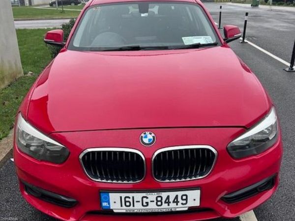 BMW 1-Series Hatchback, Diesel, 2016, Red