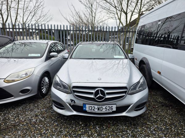 Mercedes-Benz E-Class Saloon, Diesel Hybrid, 2013, Silver