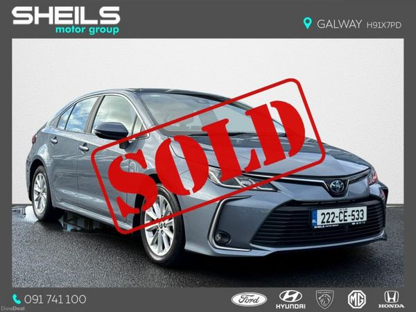 Toyota Corolla Saloon, Petrol Hybrid, 2022, Grey