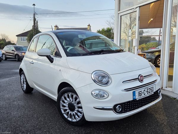 Fiat 500 Hatchback, Petrol, 2016, White