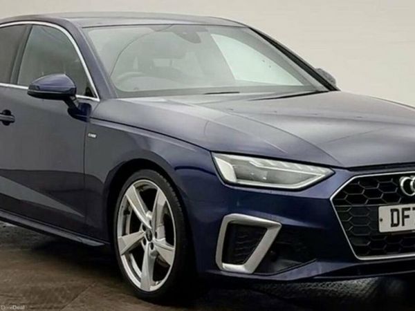 Audi A4 Saloon, Diesel Hybrid, 2022, Blue