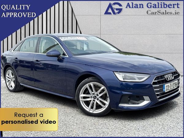 Audi A4 Saloon, Diesel, 2022, Blue