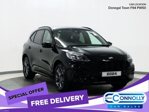 Ford Kuga SUV, Petrol Hybrid, 2024, Black