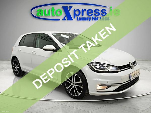 Volkswagen Golf Hatchback, Diesel, 2019, White
