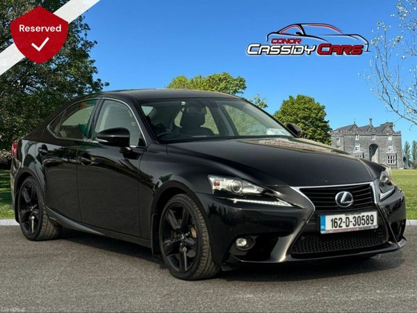 Lexus IS Saloon, Petrol Hybrid, 2016, Black