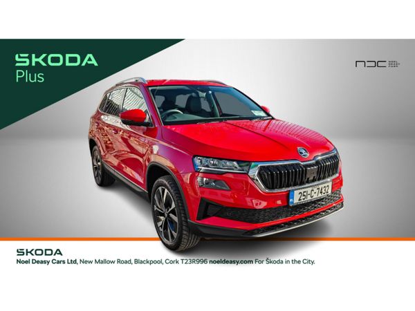Skoda Karoq SUV, Petrol, 2025, Red