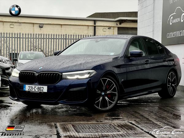 BMW 5-Series Saloon, Diesel, 2022, Blue
