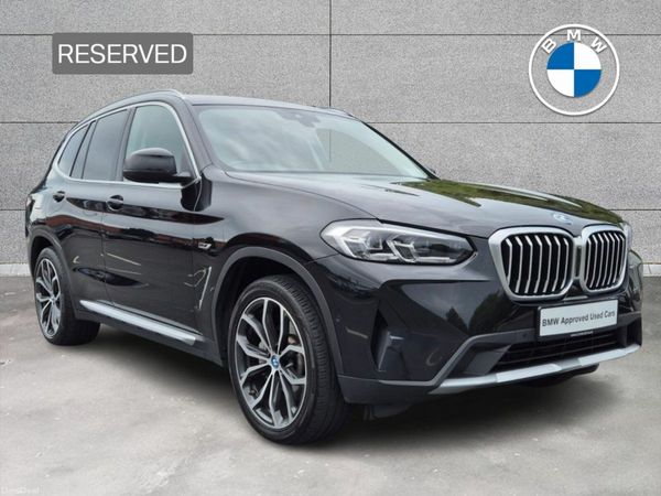 BMW X3 SUV, Petrol Plug-in Hybrid, 2022, Black