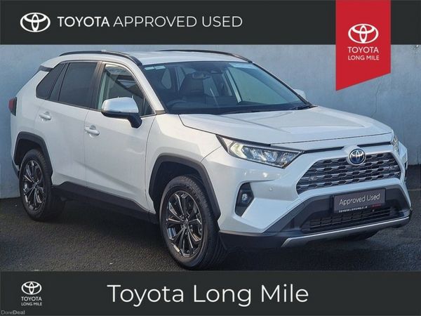 Toyota RAV4 SUV, Petrol Hybrid, 2023, White