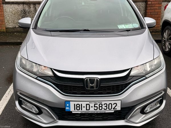 Honda Fit Hatchback, Petrol Hybrid, 2018, Silver